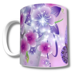 Butterflies & Flowers Mug