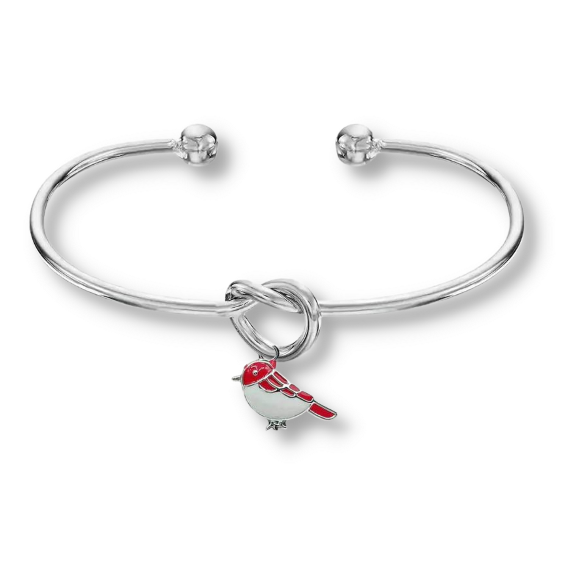 Forever Red Robin Bangle - The Pet Drop