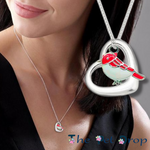 Little Red Robin Necklace