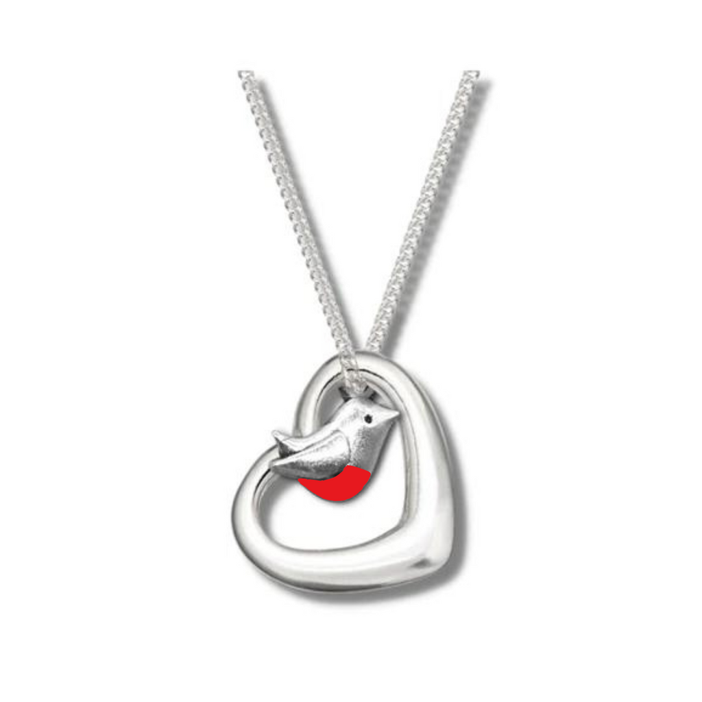 Red Robin of my Heart Necklace (Limited Edition)
