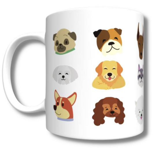 Dog Faces Mug - The Pet Drop