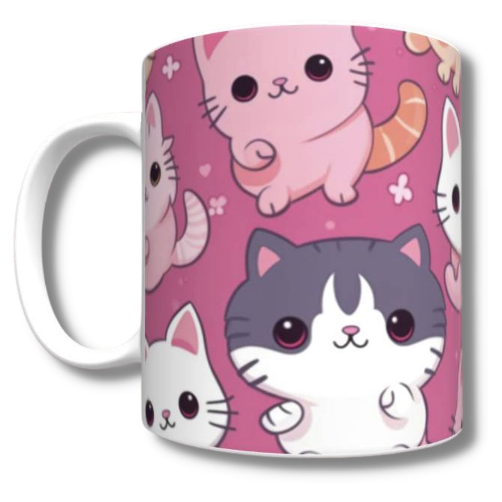Pink Cats Mug - The Pet Drop