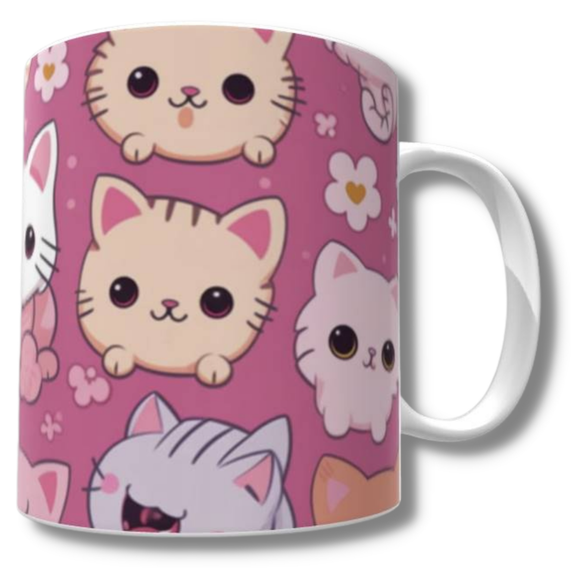 Pink Cats Mug - The Pet Drop