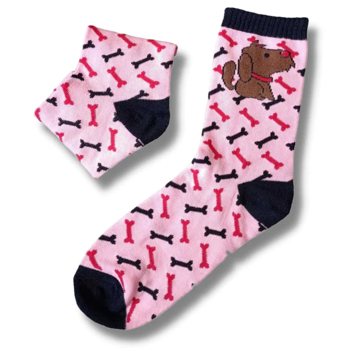 Brown Dog Children's Socks (Size 3-5, 6-8 ,9-12 & 12-3)