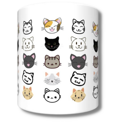 Cat Faces Mug - The Pet Drop