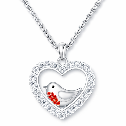 A Robin's Love Necklace - The Pet Drop