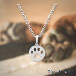 circle pendant with a paw print shaped hole in the middle with each toe separated4