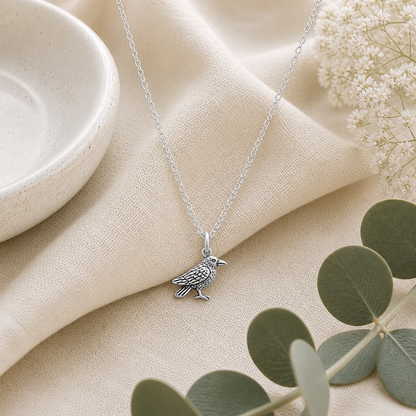 Clever Crow Necklace - The Pet Drop