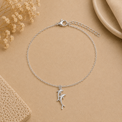 Double Dolphin Bracelet - The Pet Drop