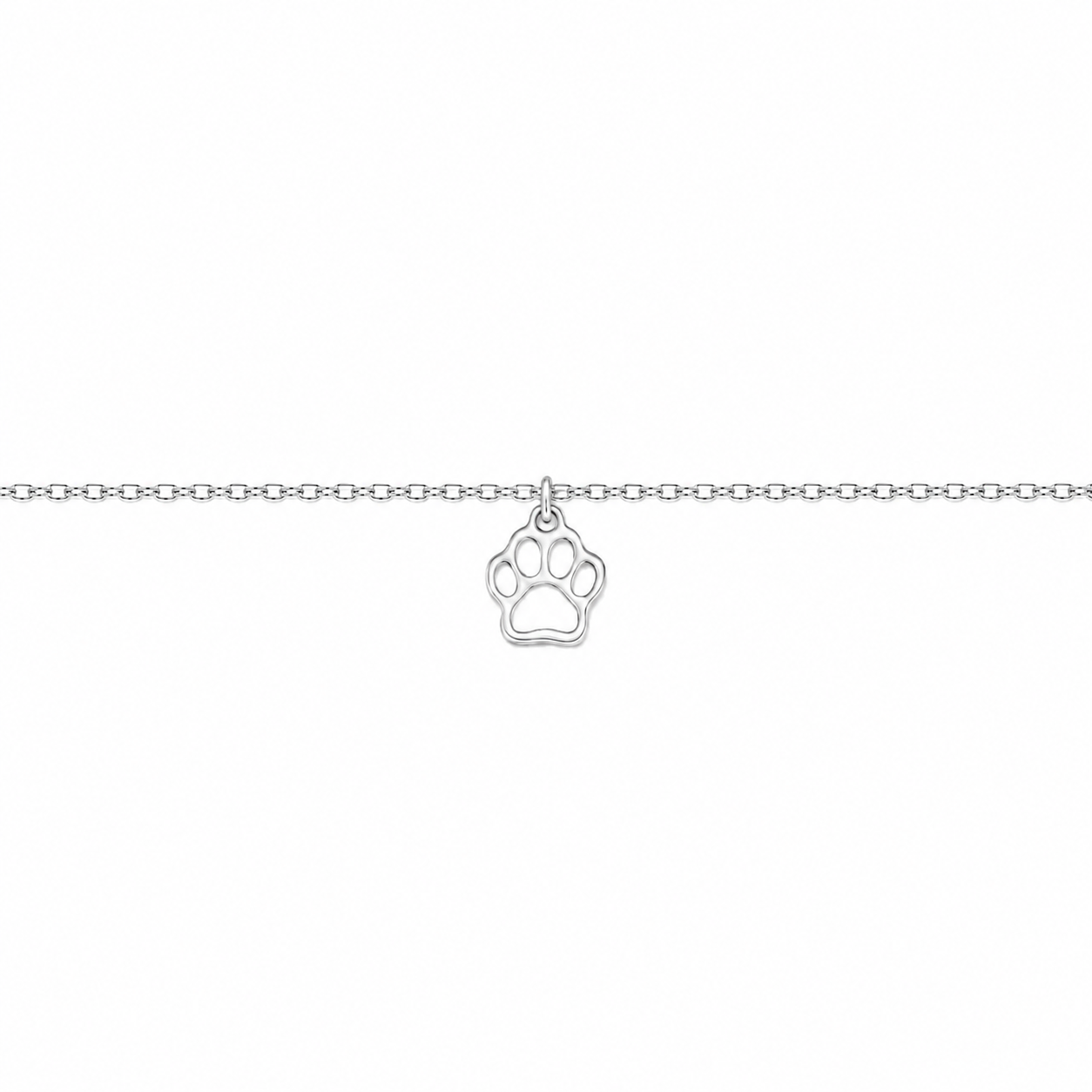 Paw Print of Love Anklet - The Pet Drop