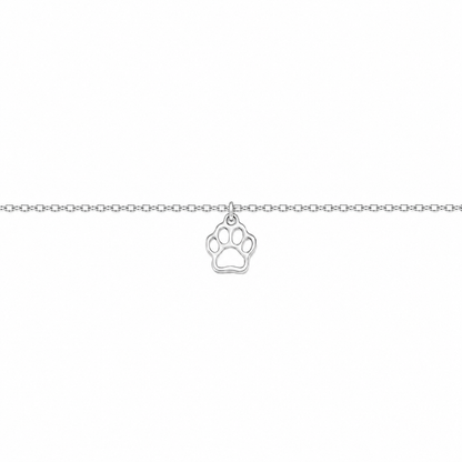 Paw Print of Love Anklet - The Pet Drop