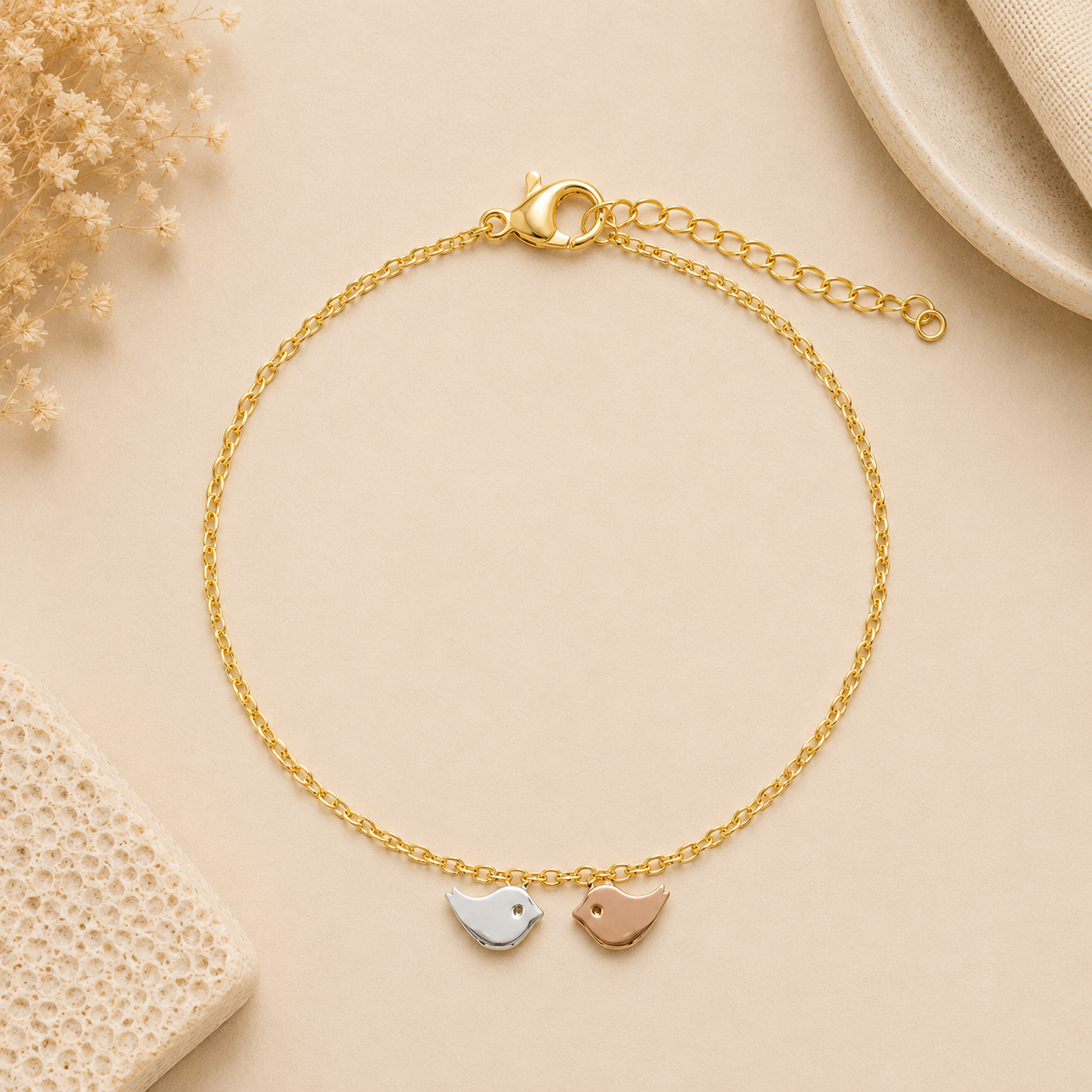 Two Little Robin's Bracelet - The Pet Drop