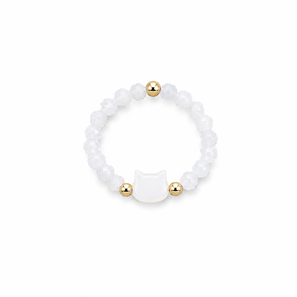 White Cat Ring - The Pet Drop