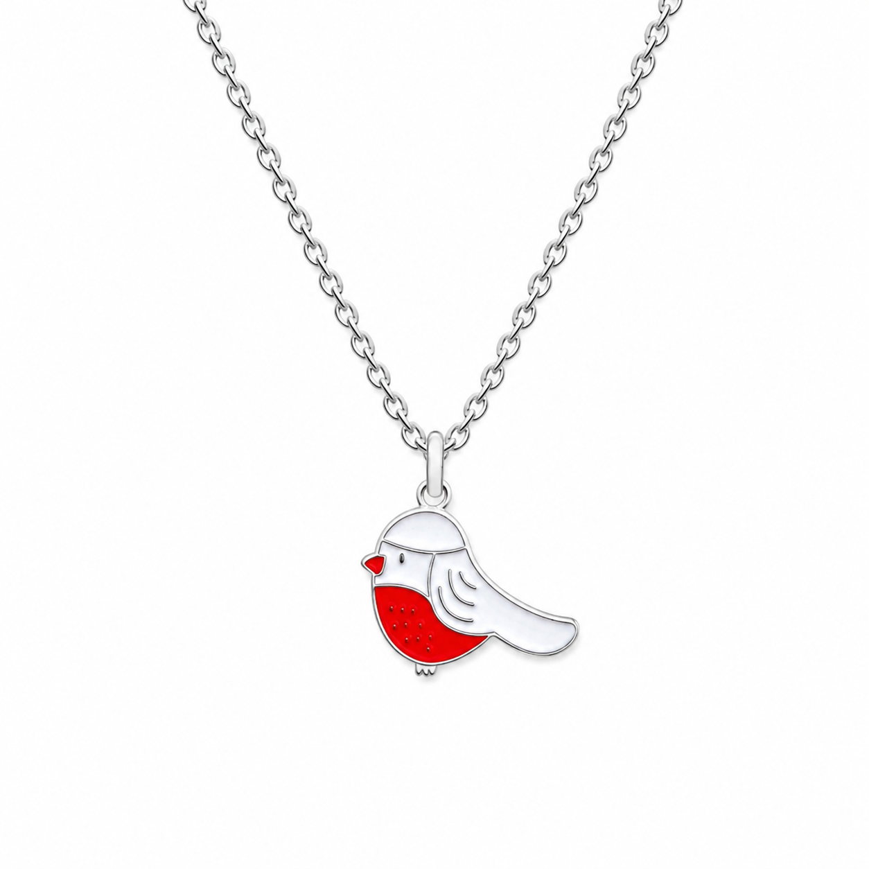 Christmas Robin Necklace - The Pet Drop