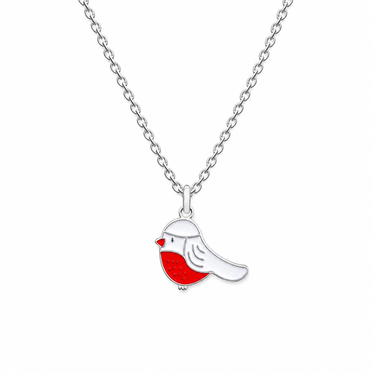 Christmas Robin Necklace - The Pet Drop