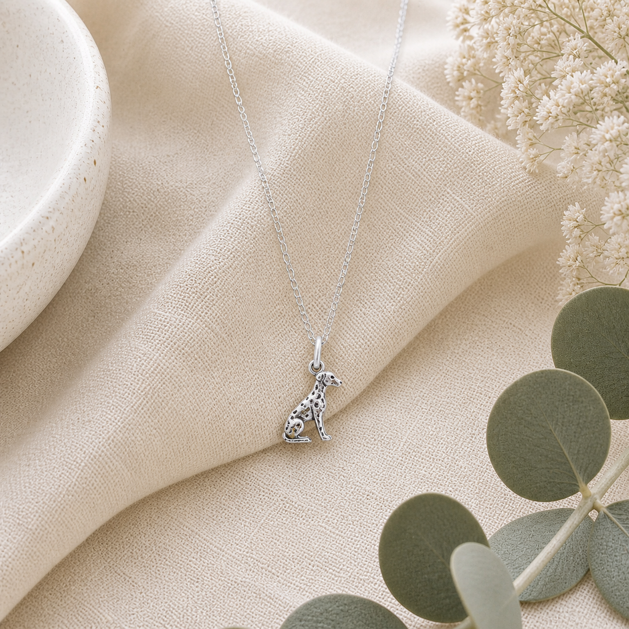 Dazzling Dalmatian Necklace - The Pet Drop