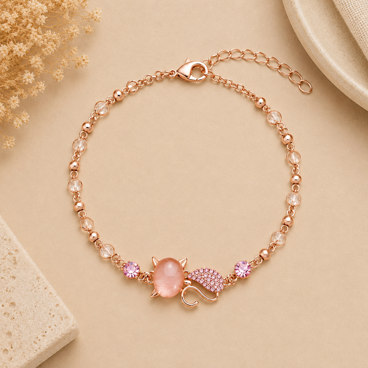 Crystal Cat Bracelet - The Pet Drop