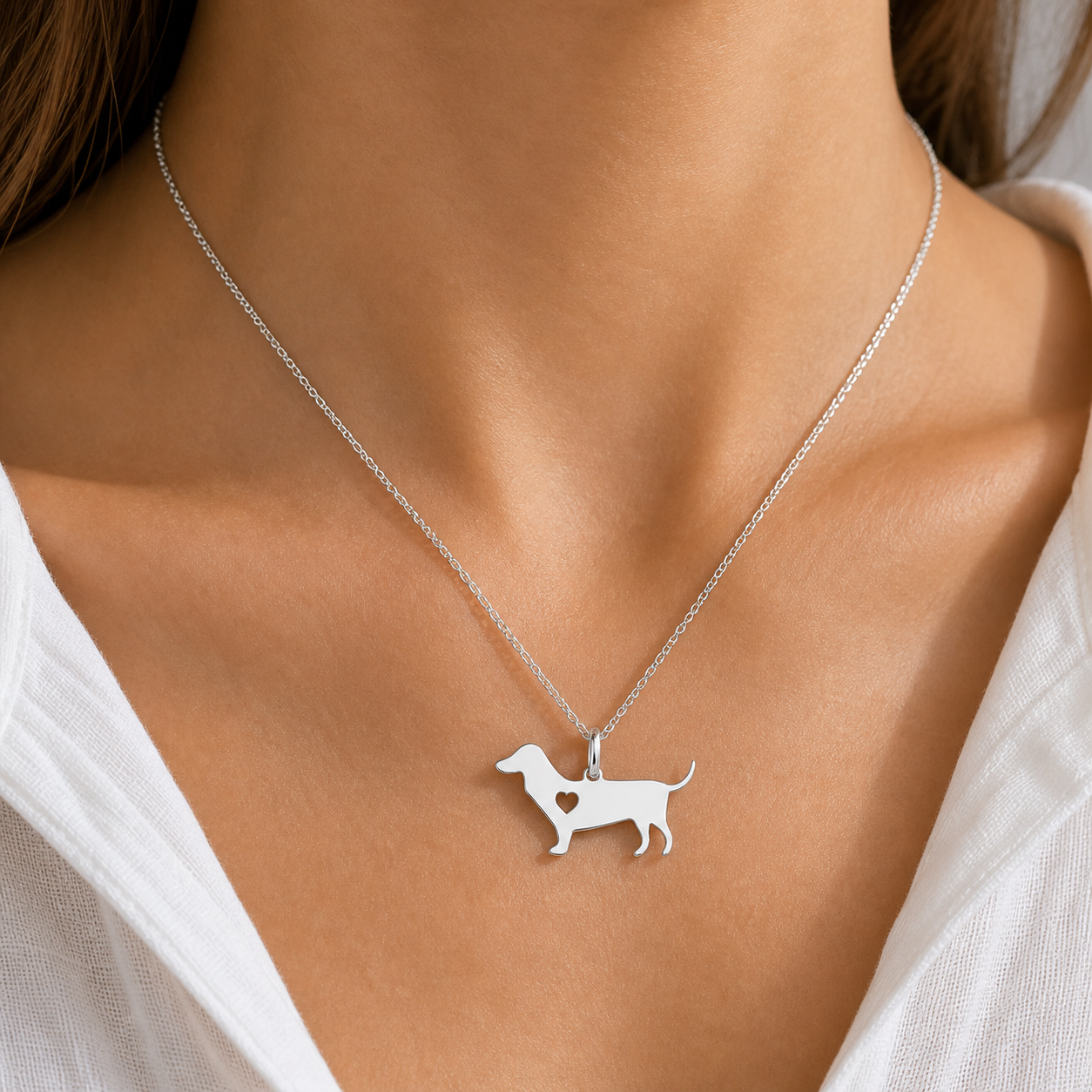 Dachshund's Love Necklace - The Pet Drop