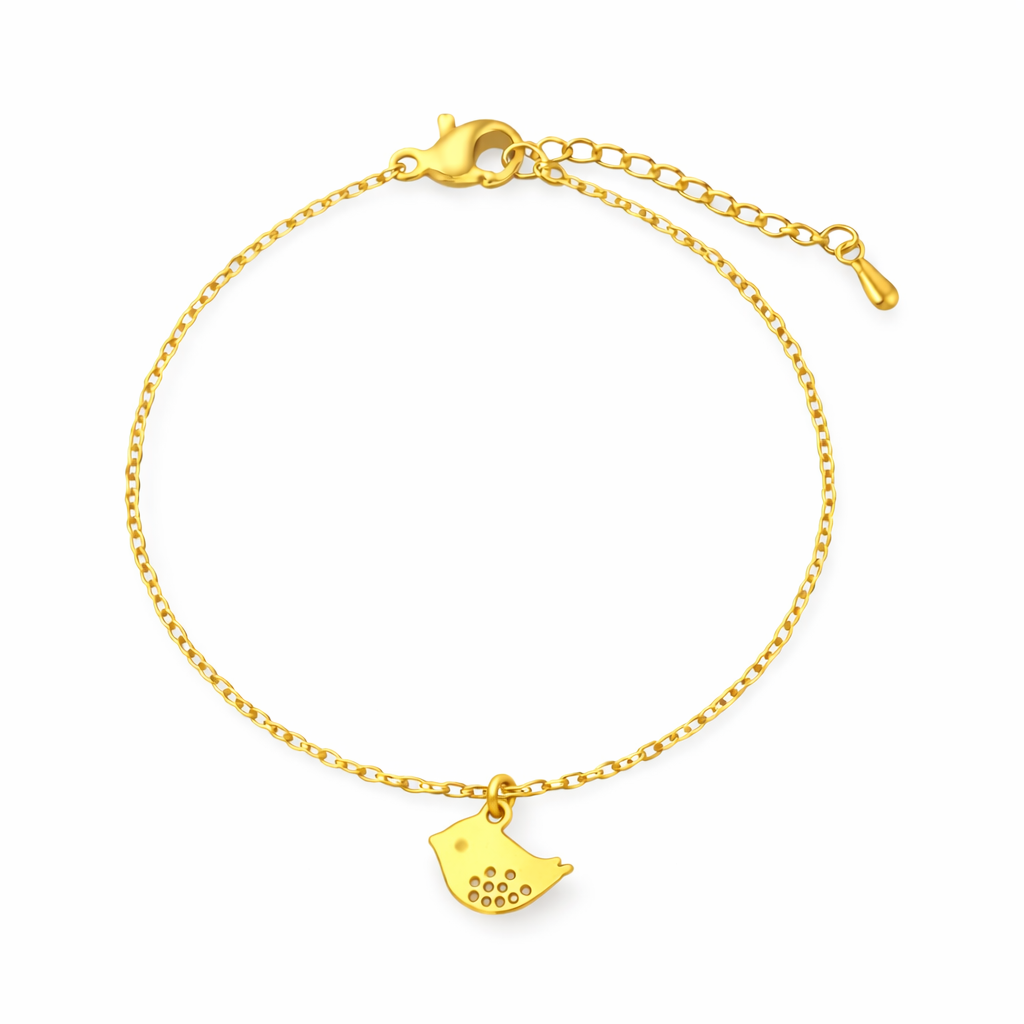 Golden Robin's Song Bracelet - The Pet Drop