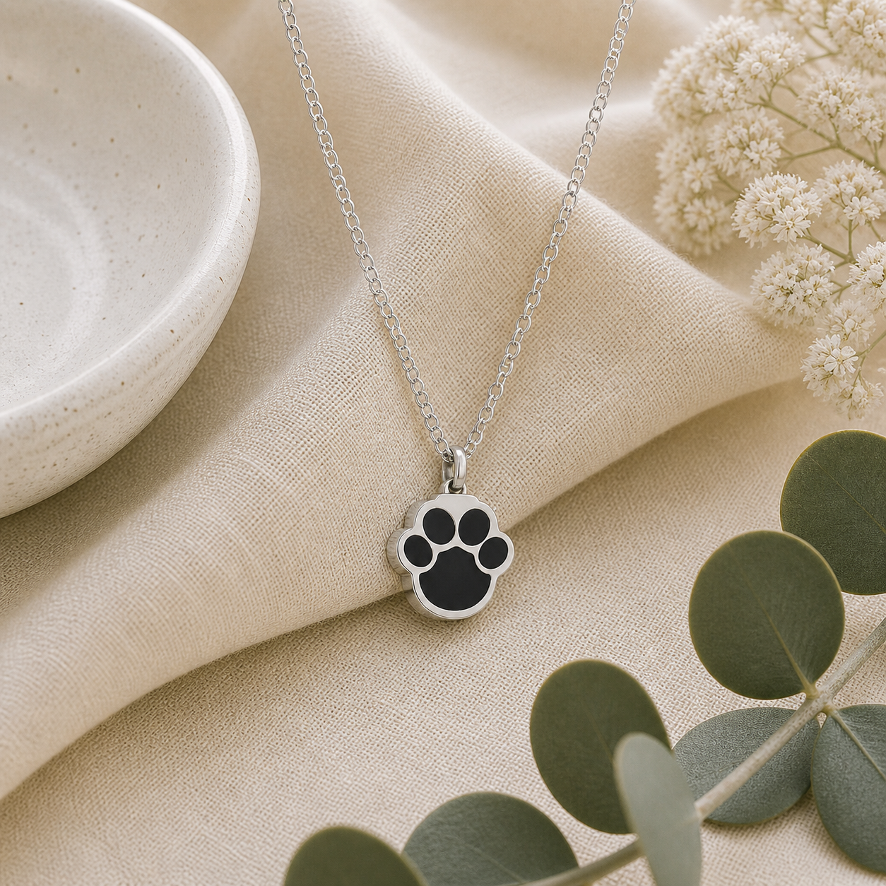 Precious Paws Urn Necklace - The Pet Drop