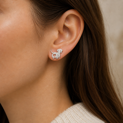 A Dachshund's Love Earrings - The Pet Drop