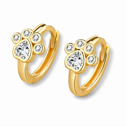 Paws of Joy Earrings (Gold Edition) - The Pet Drop