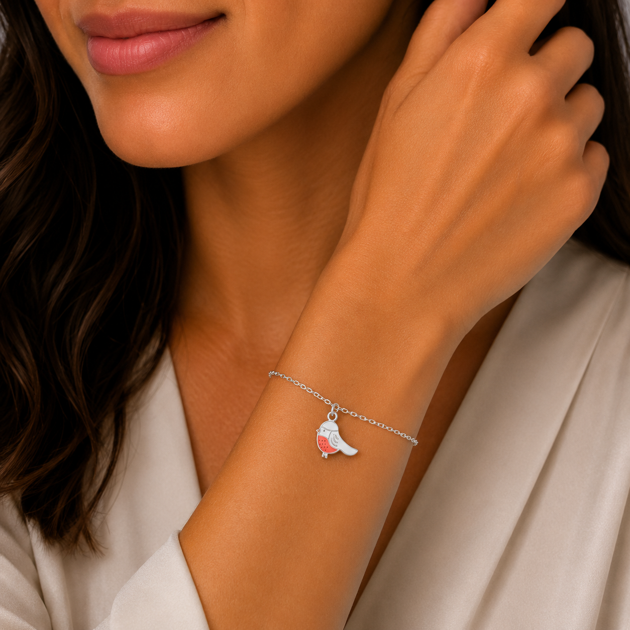 Christmas Robin Bracelet - The Pet Drop