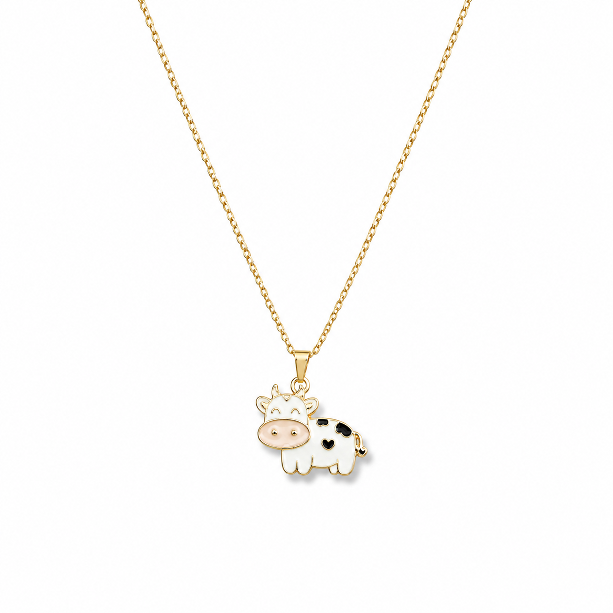 Cute Cow Necklace - The Pet Drop
