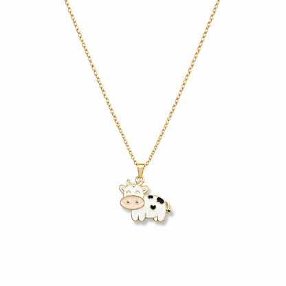 Cute Cow Necklace - The Pet Drop