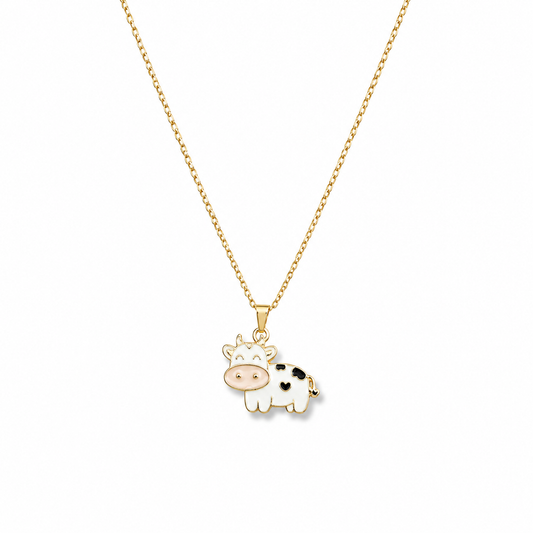 Cute Cow Necklace - The Pet Drop
