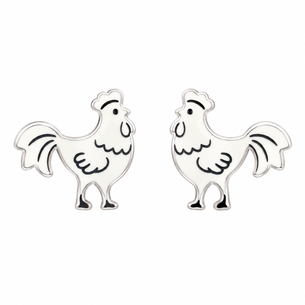 Cheeky Chicken Earrings