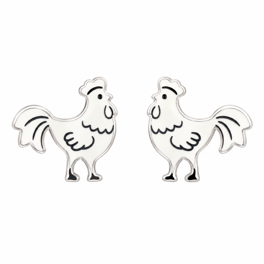 Cheeky Chicken Earrings