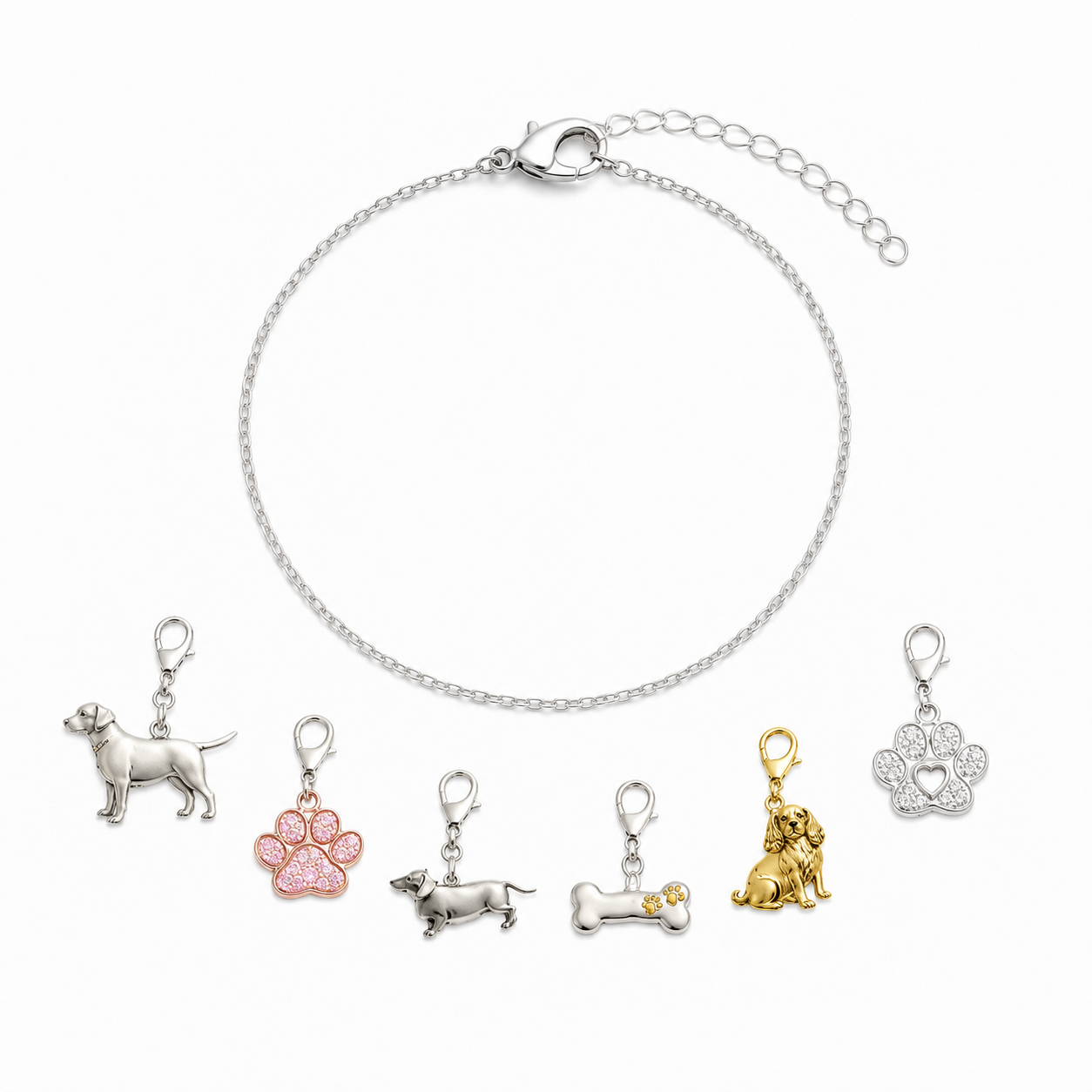 Interchangeable Dog Themed Bracelet - The Pet Drop