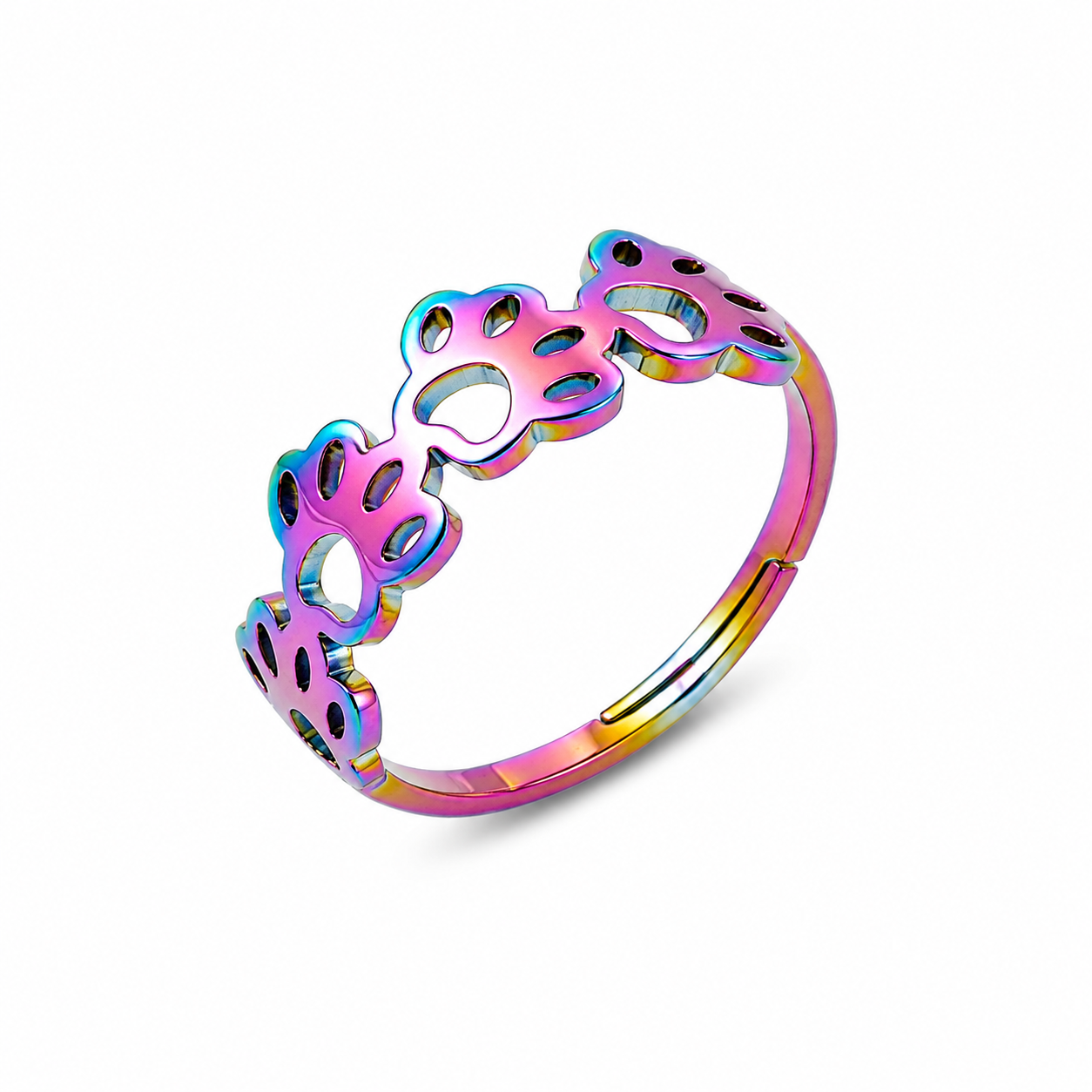Colourful Little Paws Ring - The Pet Drop