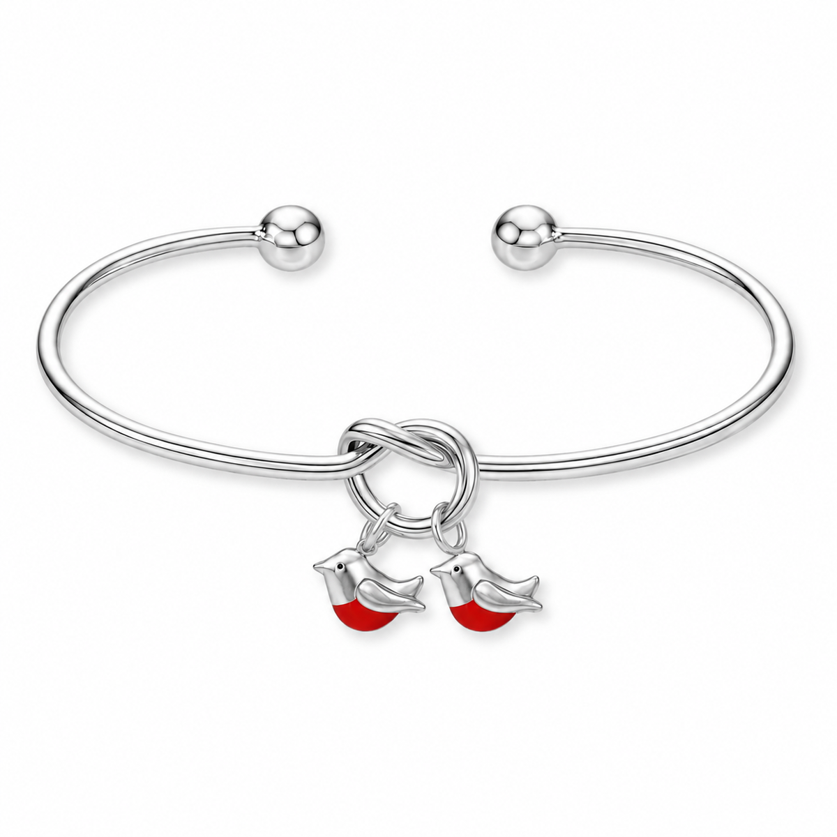 Forever Double Robin Bangle
