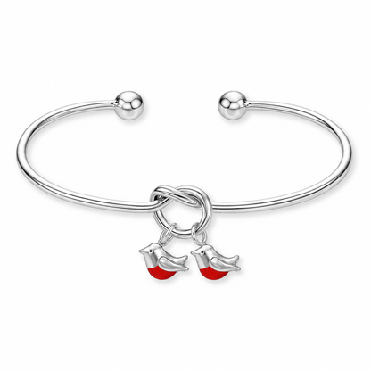 Forever Double Robin Bangle