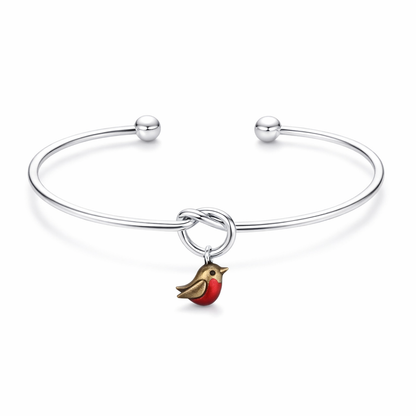Forever Robin Ember Bangle (Red Breast Very Limited Edition) - The Pet Drop