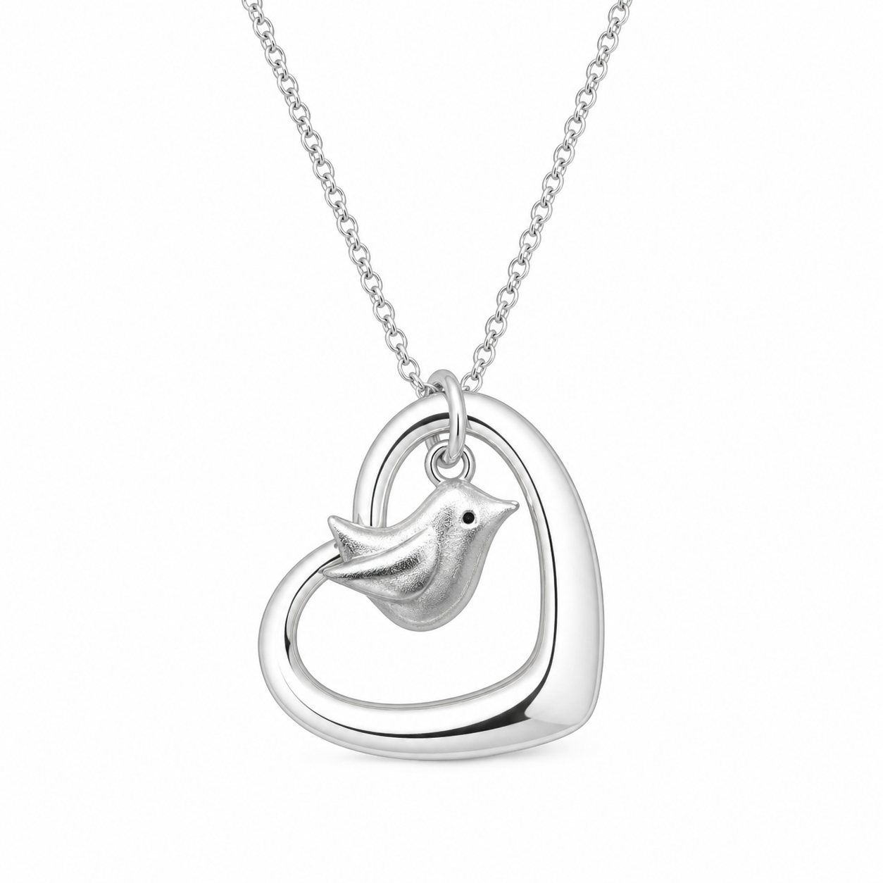 Robin of my Heart Necklace - The Pet Drop