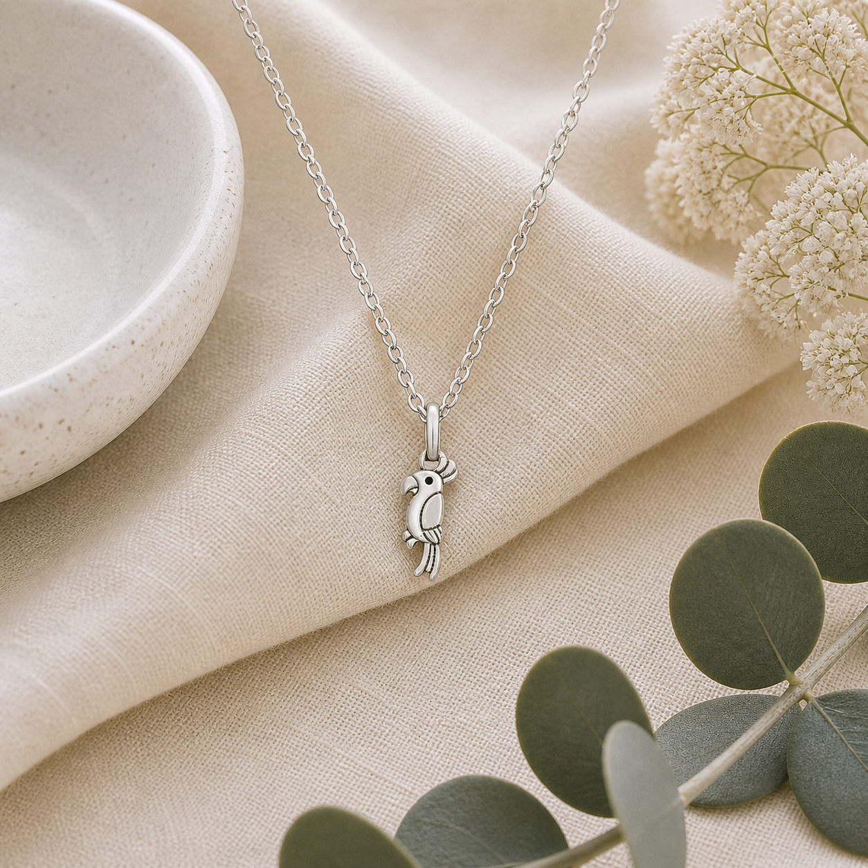 Pretty Parrot Necklace - The Pet Drop