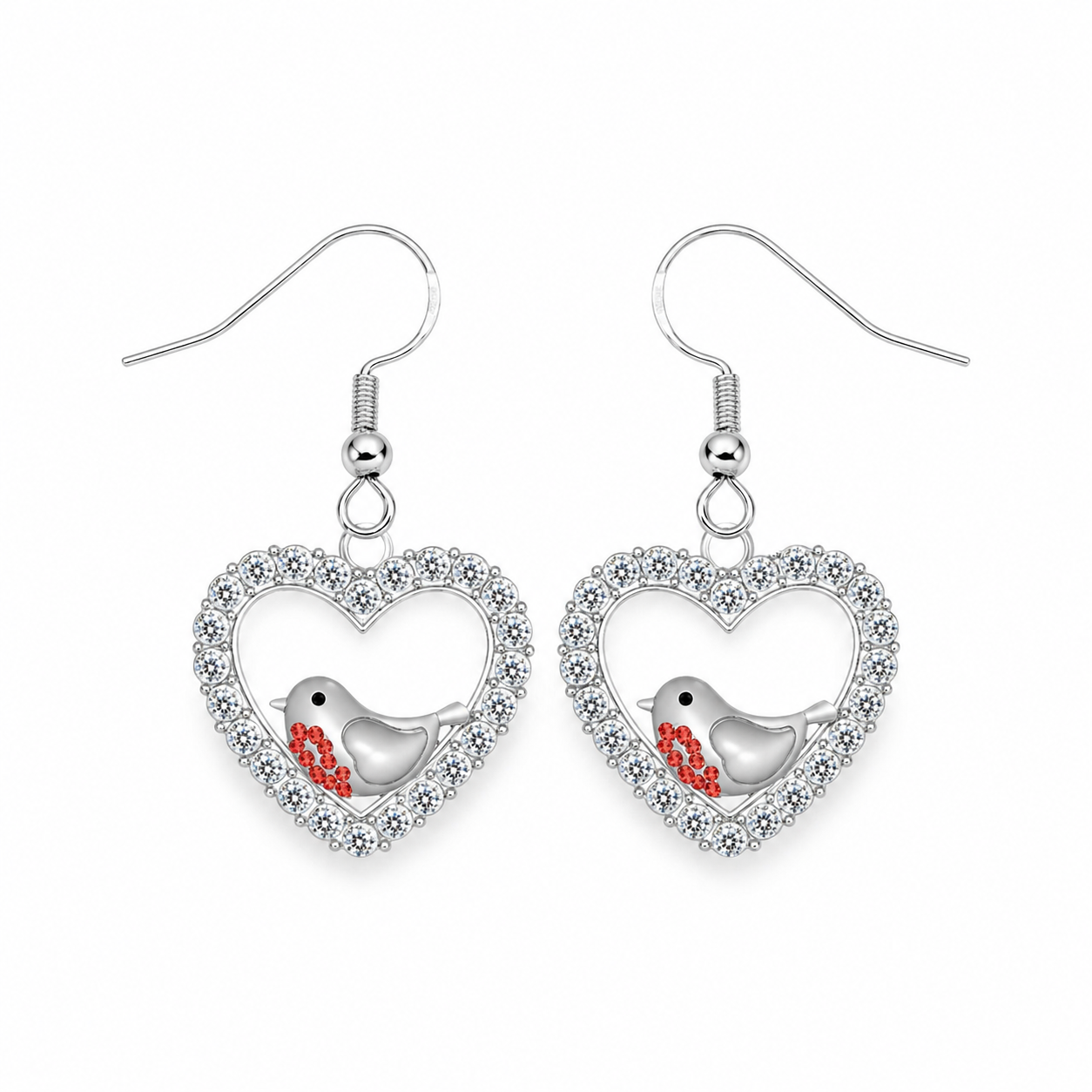 A Robin's Love Earrings - The Pet Drop