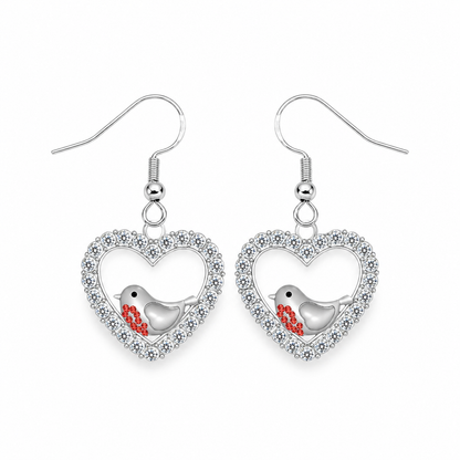 A Robin's Love Earrings - The Pet Drop