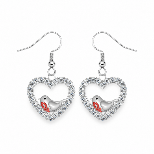 A Robin's Love Earrings - The Pet Drop