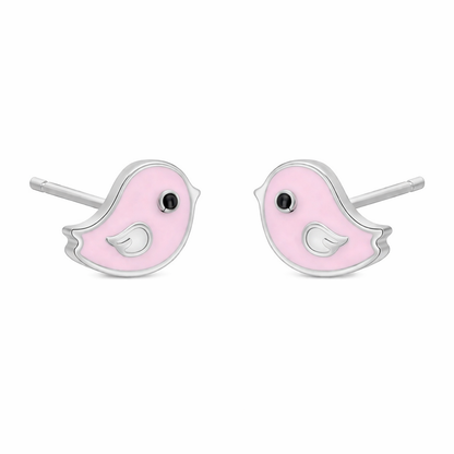 Little Pink Bird Earrings - The Pet Drop