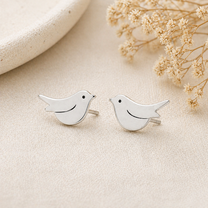 Lovely Robin Stud Earrings - The Pet Drop