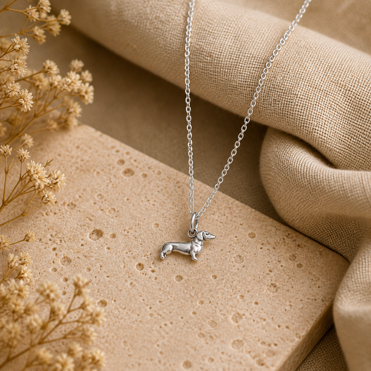Dashing Dachshund Necklace - The Pet Drop