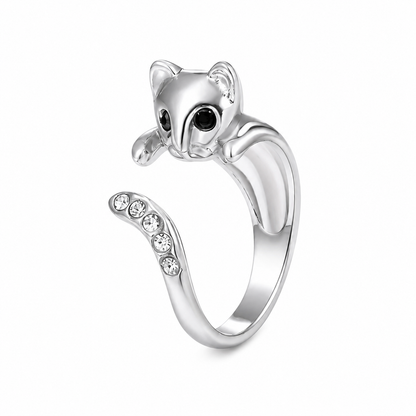 Crystal Kitty Ring - The Pet Drop