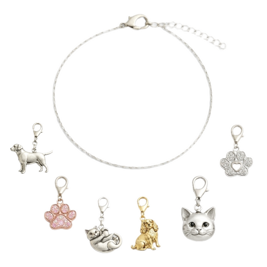 Interchangeable Cat and Dog Themed Bracelet