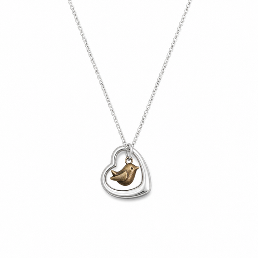 Robin in my Heart Ember Edition Necklace - The Pet Drop