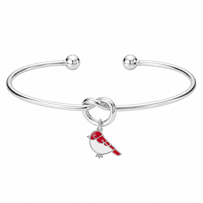 Forever Red Robin Bangle - The Pet Drop