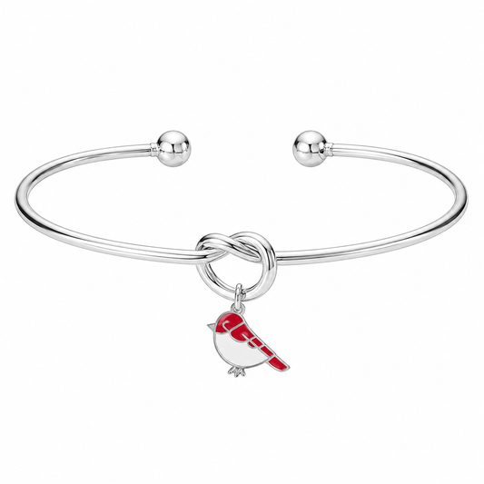 Forever Red Robin Bangle - The Pet Drop